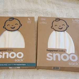 2 New in box Large Happiest Baby Snoo Sacks